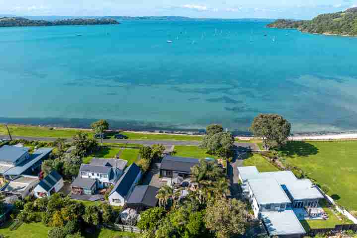 Ocean view at Piritahi Beach House by Waiheke Unlimited