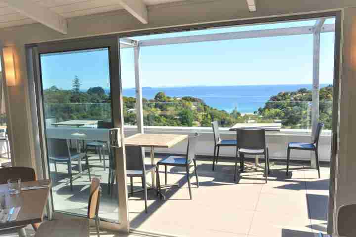 Unlimited views of Waiheke from Resort Bar and Dining Room